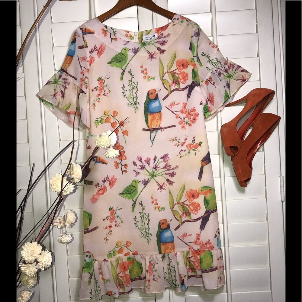 🦋💐Beautiful Beautiful Peach w/ Multi Print 💐🦋